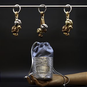 KIT DE CHAVEIROS PENDENTES DECORATIVOS BOLAS