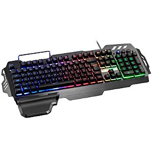 Teclado Gamer Multilaser Warrior Zuberi Semi Mecanico Tc210