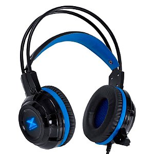 Headset Gamer VX Gaming Taranis P2 Preto/Azul - 29870