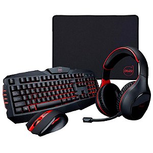 Kit Gamer Dazz Arsenal Teclado + Mouse + Headset + Mousepad - 625237