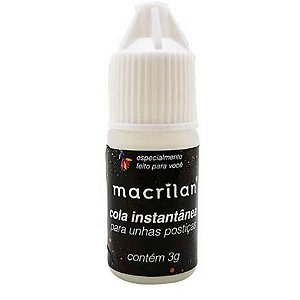 Cola Instantânea Para Unhas Postiças - Macrilan