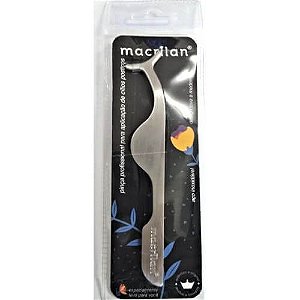Pinça Profissional para Aplicação de Cílios Postiços - Macrilan
