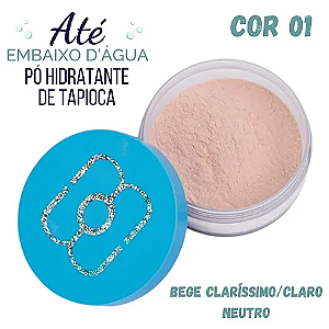 Pó Hidratante de Tapioca Até Embaixo Dágua Cor 01 - Maria Margarida