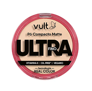 Pó Compacto Matte Ultra Fino Cor V420 - Vult