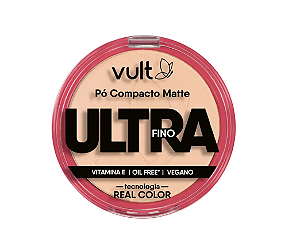 Pó Compacto Matte Ultra Fino Cor V410 - Vult