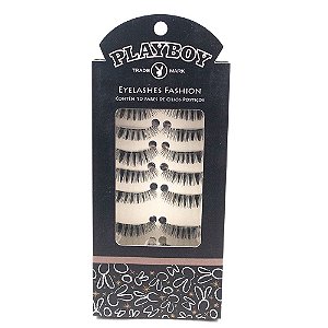 Cartela de Cílios Postiços Eyelashes Fashion - Playboy