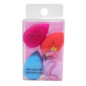 Mini Esponjas Kit com 4 - Ruby Anjo