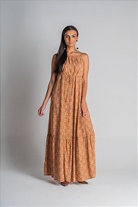 Vestido Longo Terracota