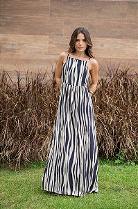 Vestido Longo Alça Fluir