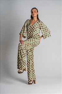 Calça Pantalona Menta
