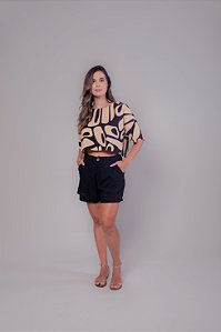 Blusa manga curta Asas