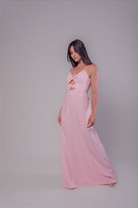 Vestido Longo Laço Raiô