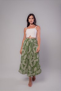 Saia Midi Palmeira
