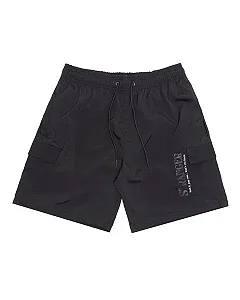Shorts Stranger Tactel Cargo Fuck It Pay Me (Preto)