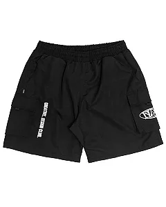 Bermuda Fire Rip Stop Forrada Styling Lettering (Preto)