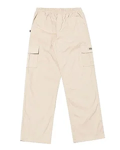Calça Cargo Sarja Reta Stranger Street Design (Areia)