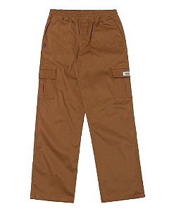 Calça Cargo Sarja Reta Stranger Street Design (Caramelo)