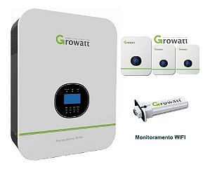 INVERSOR GROWATT OFF GRID - 3KW - 110V -  LVM-48P