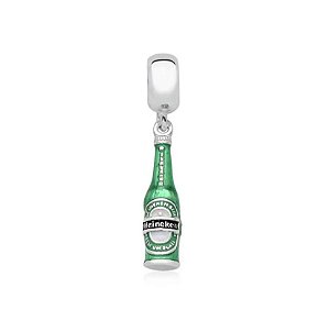 Berloque Garrafa Cerveja Long Neck Prata 925 Eternal Joias
