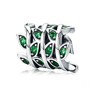 Berloque Separador Folhas Em Prata 925 Eternal Joias
