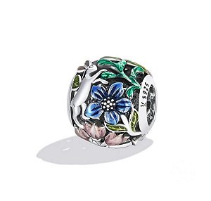 Berloque Pave Floresta Encantada Prata 925 Eternal Joias