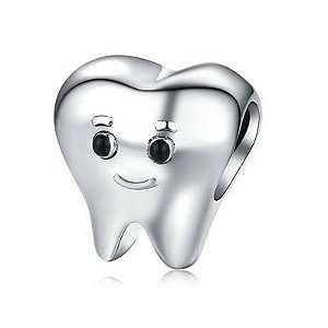 Berloque Dentinho Odonto Em Prata 925 legitima