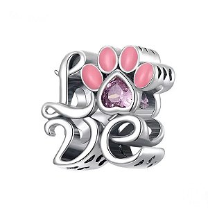 Berloque Love Pet Em Prata 925 Legítima Eternal Joias