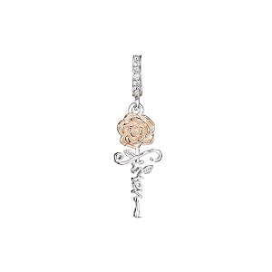 Berloque Pendente Rosa Sister Prata 925 Eternal joias