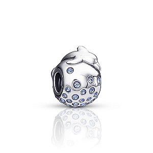 Berloque pave Golfinho Eternal Original Prata 925 legitima