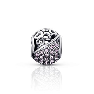 Berloque Separador trevo pave Eternal Original Prata 925