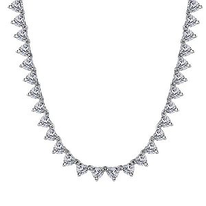 Choker Riviera Coracoes Fecho Gaveta Em Prata Legitima 925