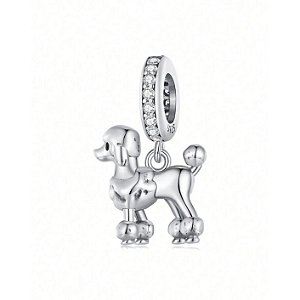 Berloque Cachorro Poodle Prata 925 Eternal Joias original