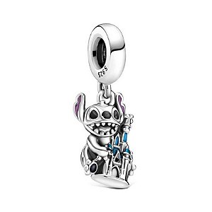 Berloque Pendente Stitch No Castelo Prata Eternal Joias