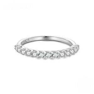 Aparador Diamante Moissanite certificado GR 0.03ct Prata 925