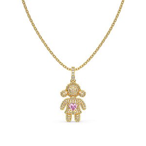 Colar Filha banho ouro 18k prata 925 Legitima