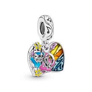Berloque pendente Angel e Stitch prata Eternal Joias