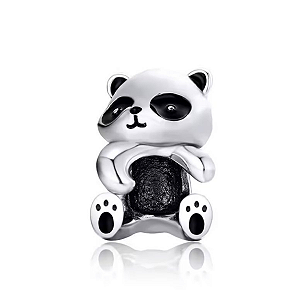 Berloque Separador Panda Em Prata Legitima 925