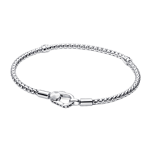 Pulseira Corrente Malha Em Prata 925 Legitima