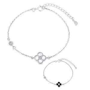 Pulseira Florzinha Em Prata Legítima 925 Eternal Joias