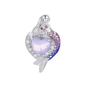 Berloque separador sereia em Prata 925 Legitima Eternal