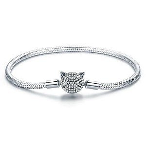 Bracelete Gatinho Cravejado