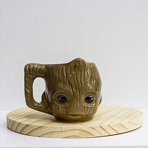 Caneca Baby Groot 350ml 3D - Guardiões da Galáxia