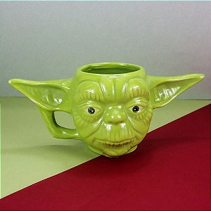 Caneca Mestre Yoda 400ml 3D - Star Wars