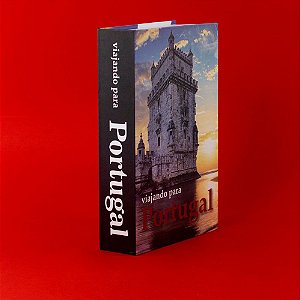 Caixa Livro Grande 17,3x27,1x5,5cm Viajando para Portugal