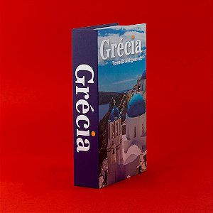 Caixa Livro Médio 15,2x25,1x4,7cm Grécia