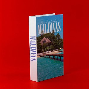 Caixa Livro Pequeno 13,3x23,3x3,8cm Maldivas