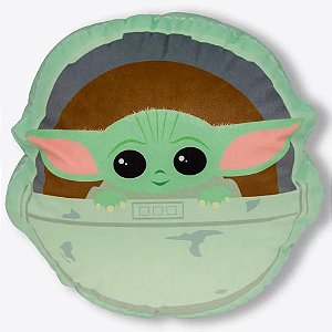 Almofada Baby Yoda Grogu Nave - Star Wars