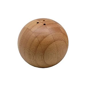 Saleiro Esférico de Bambu 7x6,2cm