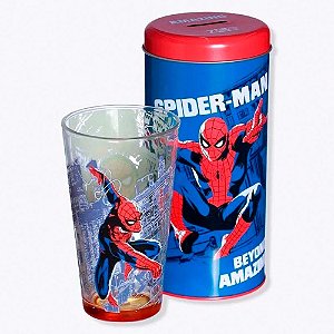 Kit Cofre + Copo Spider Man 500ml