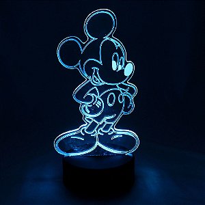Luminária Led Mickey Mouse